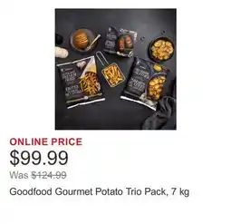 Costco Goodfood Gourmet Potato Trio Pack, 7 kg offer