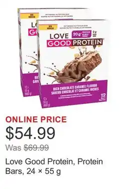 Costco Love Good Protein, Protein Bars, 24 × 55 g offer