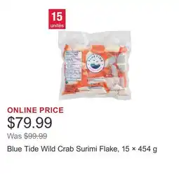 Costco Blue Tide Wild Crab Surimi Flake, 15 × 454 g offer