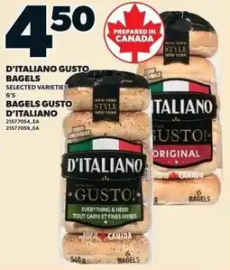 Loblaws D'italiano gusto bagels offer