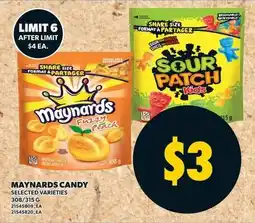 Loblaws Maynards candy offer