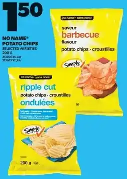 Loblaws No name potato chips offer