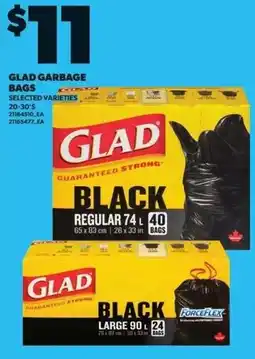Loblaws Glad garbage bags offer