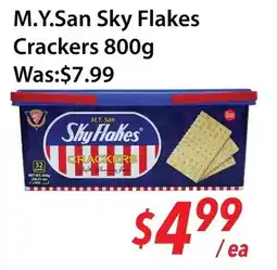Ample Food Market M.Y.San Sky Flakes Crackers offer