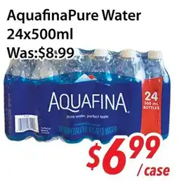 Ample Food Market AquafinaPure Water offer