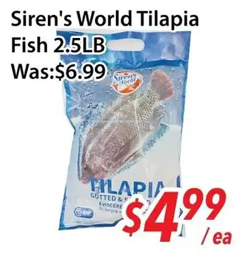 Ample Food Market Siren's World Tilapia offer