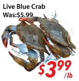 Ample Food Market Live Blue Crab offer