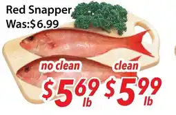 Ample Food Market Red Snapper offer