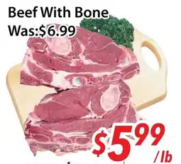 Ample Food Market Beef With Bone offer