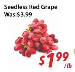Ample Food Market Seedless Red Grape offer