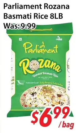 Ample Food Market Parliament Rozana Basmati Rice offer