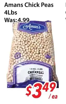 Ample Food Market Amans Chick Peas offer