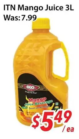 Ample Food Market ITN Mango Juice offer