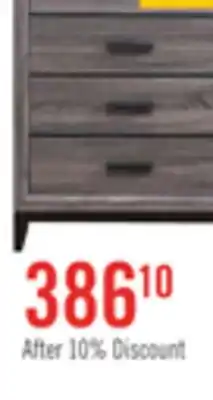 The Brick Kate Bedroom Chest of Drawers, 5-Drawer, 31.1W x 50.4H - Grey/Brown offer