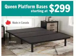 The Brick Zephyr Queen Platform Base offer