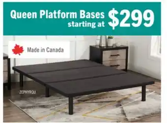 The Brick Zephyr Queen Platform Base offer