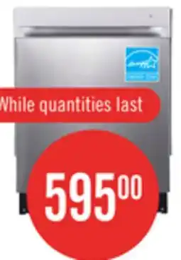 The Brick GE 24 52 dBA Built-In Top-Control Dishwasher with Steam Pre-Wash - Stainless - GBP534SSPSS offer