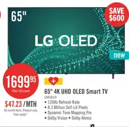 The Brick LG 65 B5 OLED 4K UHD evo AI Smart webOS TV (OLED65B5PUA.ACC) - 2025 Model offer