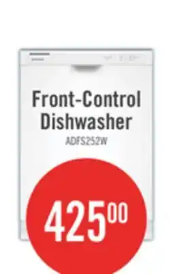 The Brick Amana 24 59 dBA Front-Control Dishwasher with Triple Filter Wash System - White - ADFS2524RW offer