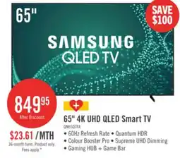 The Brick SAMSUNG 65 Q7F QLED 4K UHD Vision AI Smart Tizen OS TV (QN65Q7FAAFXZC) - 2025 Model offer