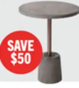The Brick Rosalee 18 Accent Table - Grey Cement Top & Base offer