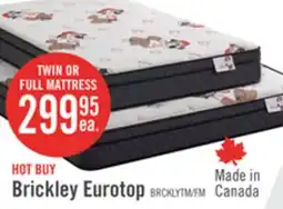 The Brick Brickley Eurotop Medium Twin Mattress offer
