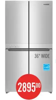 The Brick KitchenAid 36 19.4 Cu. Ft. French-Door Refrigerator - Stainless Steel - KRQC506MPS offer