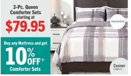 The Brick Conner 3-Piece Full/Queen Comforter Set offer