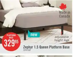 The Brick Zephyr 1.5 Queen Platform Base offer