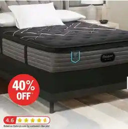 The Brick Beautyrest Black Hotel Executive Suite Eurotop Firm Queen Mattress offer