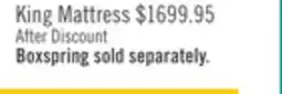 The Brick Sealy Posturepedic Luxury Crown Jewel Resort Paradiso Euro Pillowtop King Mattress offer