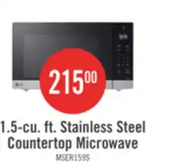 The Brick LG 1.5 Cu. Ft. NeoChef Countertop Microwave with Smart Inverter and Sensor Cooking - MSER1590S offer