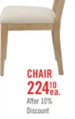 The Brick Aspen Dining Chair with Fabric Seat, Slat-Back - Natural offer