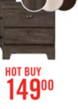 The Brick Yorkdale Bedside 2-Drawer Nightstand, 23.5W x 24.7H, Made in Canada - Grey offer