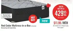 The Brick Springwall Red Cedar Tight Top Medium Queen Mattress-in-a-Box offer