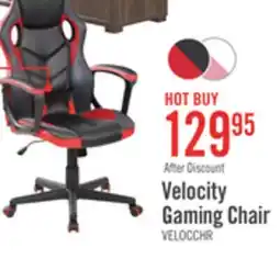 The Brick Velocity 24 Ergonomic Gaming Chair - Black & Red offer