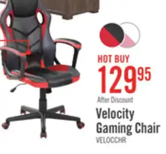 The Brick Velocity 24 Ergonomic Gaming Chair - Black & Red offer