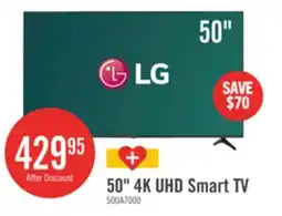 The Brick LG 50 UA7000 4K UHD Smart webOS TV (50UA7000PUB.ACC) - 2025 Model offer