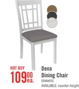 The Brick Dena Dining Chair with Linen-Look Fabric - Dove Grey offer