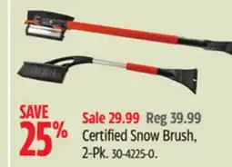 Canadian Tire Certified Snow Brush, 2-Pk offer