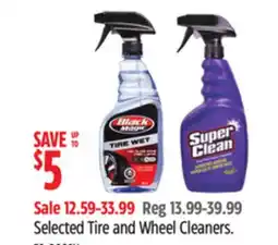 Canadian Tire Selected Tire and Wheel Cleaners offer