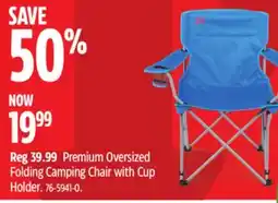Canadian Tire Outbound Premium Oversized Folding Camping Chair with Cup Holder offer