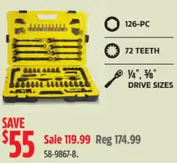Canadian Tire Black Chrome Socket Sets offer