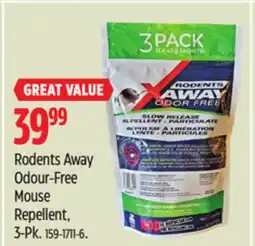 Canadian Tire Rodents Away Odour-Free Mouse Repellent, 3-Pk offer