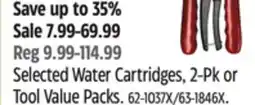 Canadian Tire Selected Water Cartridges offer