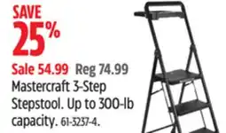 Canadian Tire Mastercraft 3-Step Stepstool offer