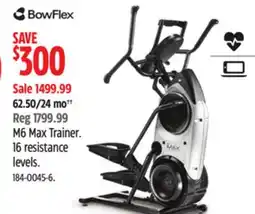 Canadian Tire M6 Max Trainer. 16 resistance levels offer