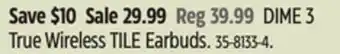 Canadian Tire Skullcandy DIME 3 True Wireless TILE Earbuds offer