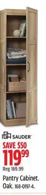 Canadian Tire Sauder Pantry Cabinet offer