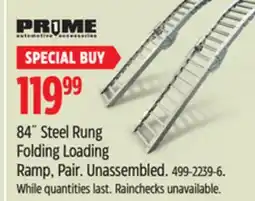 Canadian Tire 84˝ Steel Rung Folding Loading Ramp, Pair offer